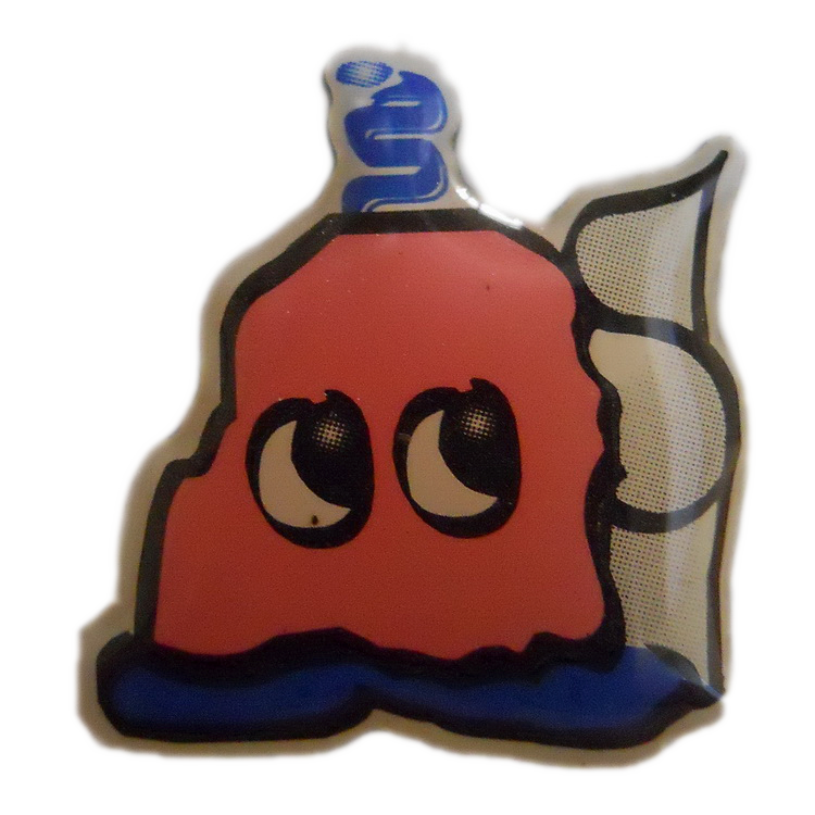 Fotografia do Pin da Campanha Pirilampo Mágico  do ano 1999