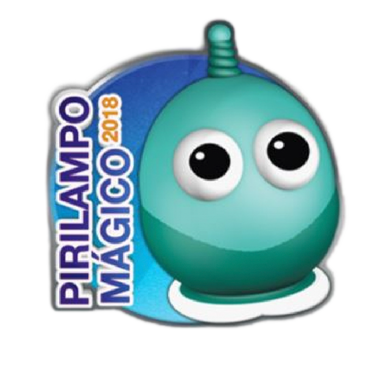 Fotografia do Pin da Campanha Pirilampo Mágico  do ano 2018
