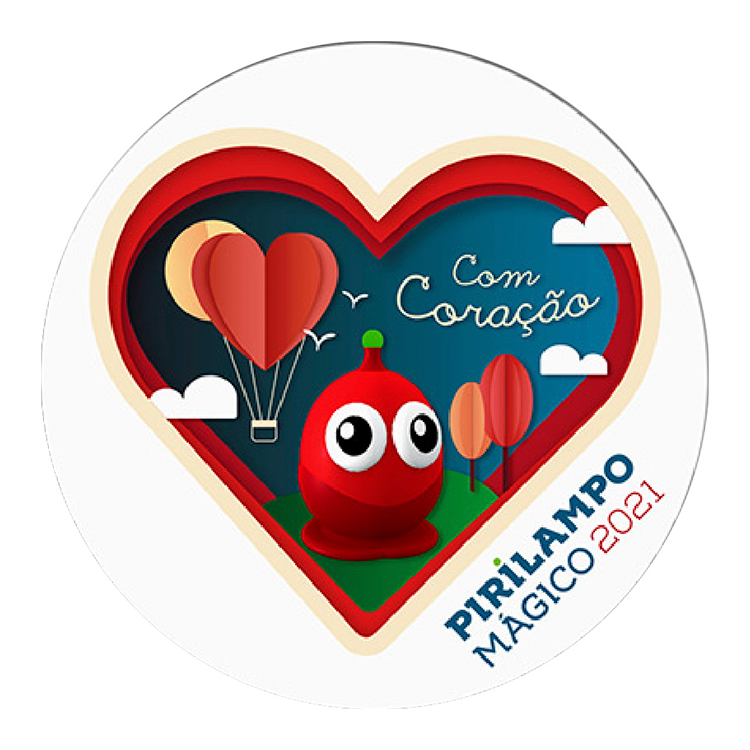 Fotografia do Pin da Campanha Pirilampo Mágico  do ano 2021